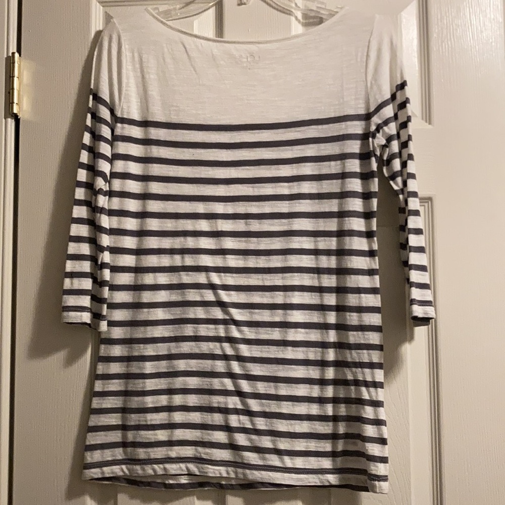 💚💚 LOFT Women’s Striped Blouse (NWT) size M - Picture 7 of 7